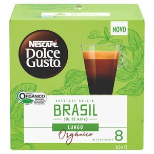 Café em Cápsula Nescafé Dolce Gusto Absolute Origin Brasil Sul de Minas Lungo Orgânico 80g c/ 10