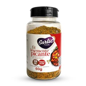 Tempero em Pó Garlic Foods Fit Levemente Picante 60g