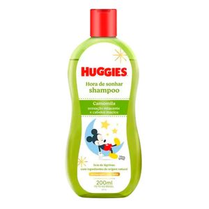 Shampoo Infantil Chá de Camomila Disney Baby Huggies Frasco 200ml