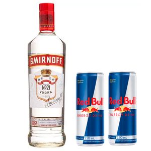 1 SMIRNOFF 998ml +2 RED BULL 250ml PG-