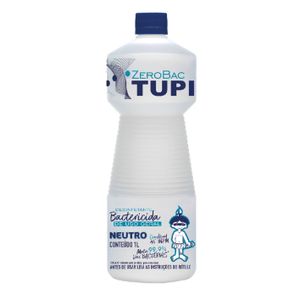 Álcool Líquido Tupi Zerobac Desinfetante Bactericida 46° Neutro 1 Litro