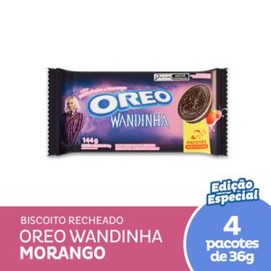 Biscoito Oreo Milkshake Morango 144g