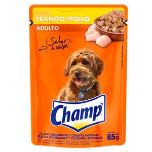 Alimento p/ Cães Champ Adulto Sabor de Casa Frango Sachê 85g