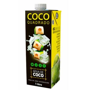 Água de Coco Coco Quadrado Tradicional Caixa 1l