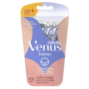 Aparelho p/ Depilar Descartável Gillette Venus Leve 4 Pague 3 Unid