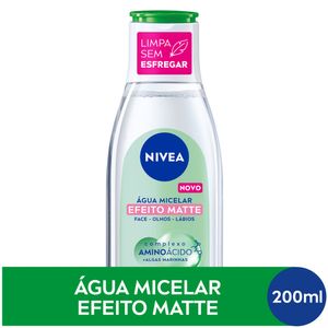 Água Micelar Nivea Efeito Matte 7 em 1 s/ Perfume 200ml