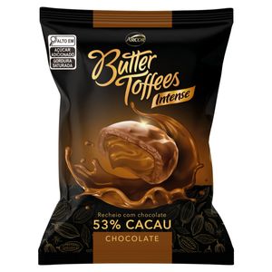 Bala Butter Toffees Intense Recheio Chocolate 53% Cacau Chocolate 90g