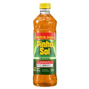 Desinfetante Pinho Sol Original Frasco Leve 500ml Pague 450ml