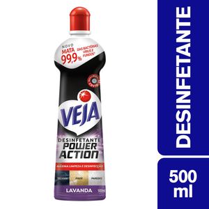 Desinfetante Veja Power Action Lavanda Squeeze 500ml