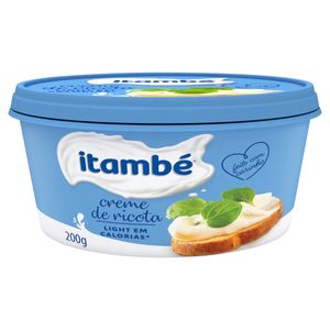 Creme de Queijo Ricota Itambé Light Pote 200g