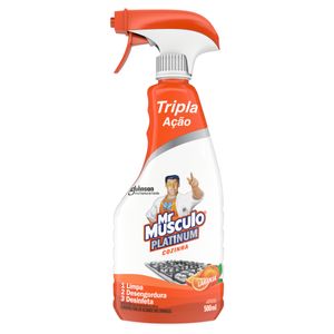 Desinfetante Mr Músculo Uso Geral Platinum Laranja Frasco 500ml