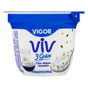 Iogurte Vigor Viv 3 Grãos Tradicional Pote 100g