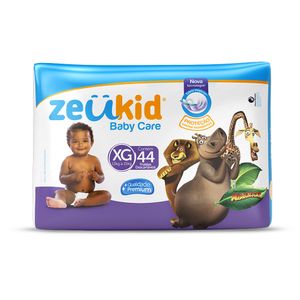 Fralda Descartável Zeukid Baby Care XG c/ 44 Unid