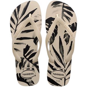 Sandália Havaianas Masculina Aloha Bege Palha 39/40