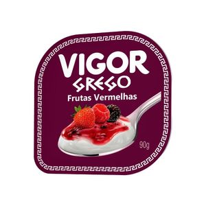 Iogurte Grego Vigor Frutas Vermelhas 90g