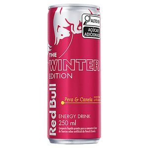 Energético Red Bull The Edition Winter Pera e Canela Lata 250ml