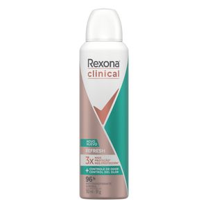 Desodorante Aerossol Refresh Rexona Clinical 150ml