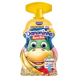 Iogurte Integral Danoninho Bom Dia Banana com Aveia Squeeze 70g