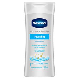 Hidratante Loção Recuperação Intensiva Repairing sem Fragrância Vasenol Frasco 200ml