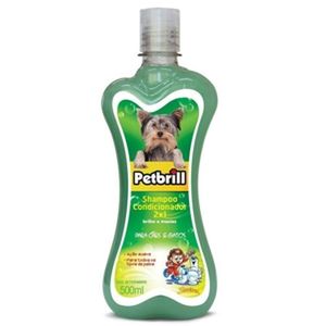 Shampoo p/ Cães e Gatos Petbrill 2 em 1 500ml