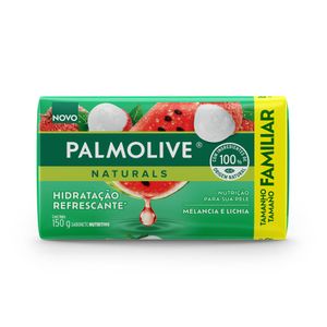 Sabonete em Barra Palmolive Naturals Hidratação Refrescante Melancia e Lichia 150g