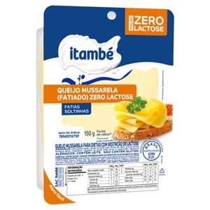 Queijo Mussarela Itambé Zero Lactose Fatiado 150g