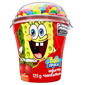Iogurte Batavo Bob Esponja Morango com Confeito Copo 125g
