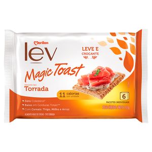 Torrada Marilan Lev Magic Toast Original 110g com 6 Unidades