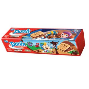 Biscoito Recheado Danix Smurfs Chocolate 130g