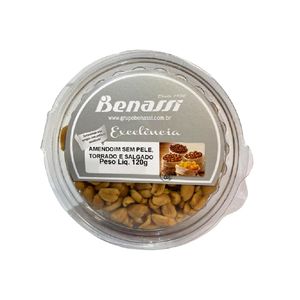 Amendoim Benassi s/ Pele Pacote 120g