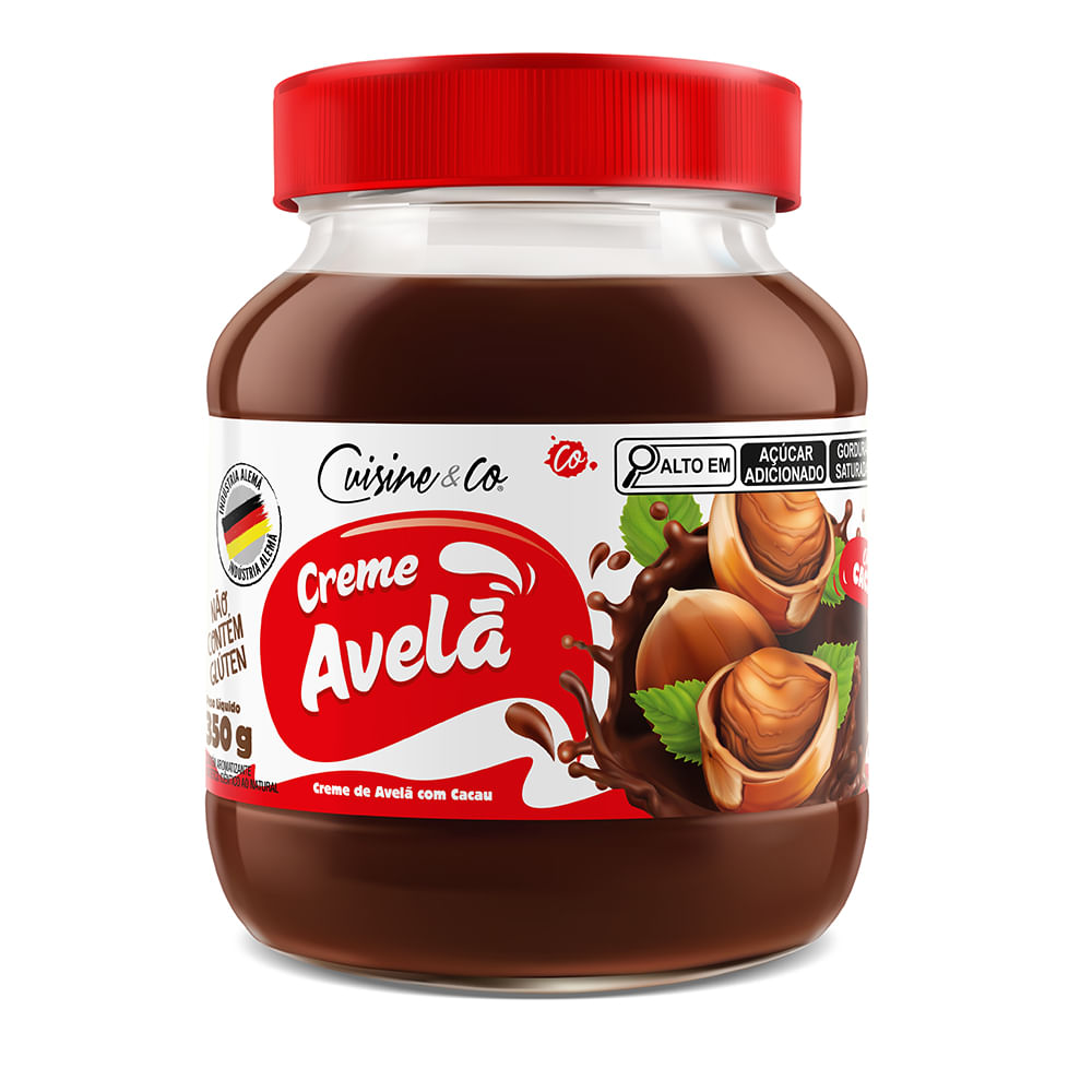 Creme de Avelã Cuisine&Co com Cacau Vidro 350g | Bretas Supermercado