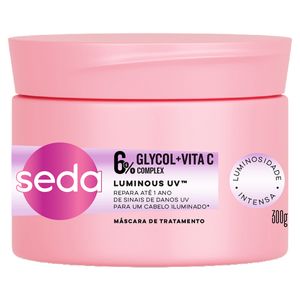 Máscara de Tratamento Seda Luminous UV Glycol 6% + Vita C Pote 300g