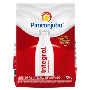 Leite em Pó Instantâneo Integral Piracanjuba Pacote 700g