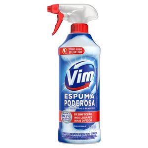 Desinfetante Uso Geral Vim Espuma Poderosa Original Borrifador 450ml