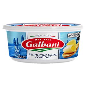 Manteiga Galbani Extra com Sal Pote 200g