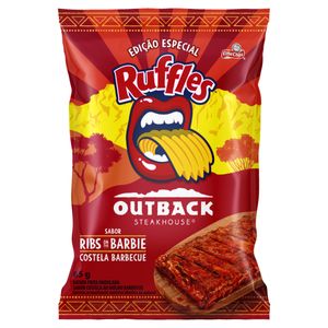 Batata Frita Ondulada Elma Chips Ruffles Outback Steakhouse Costela Barbecue 65g