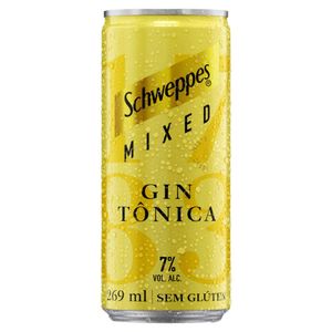 Gin Tônica Schweppes Mixed Lata 269ml