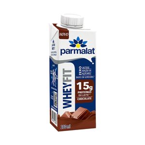 Bebida Láctea UHT Parmalat Wheyfit 15g Proteínas do Leite Zero Lactose Zero Açúcar Chocolate 250ml