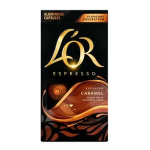 Café em Cápsula Lor Espresso Torrado e Moído Flavours Collection Caramelo 52g com 10 Unid