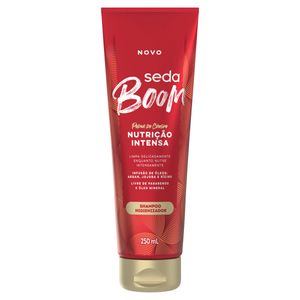 Shampoo Seda Boom Higienizador Nutrição Intensa Bisnaga 250ml