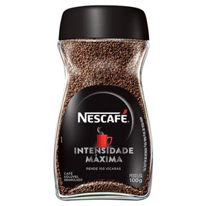 Café Solúvel Granulado Nescafé Intensidade Máxima Vidro 100g