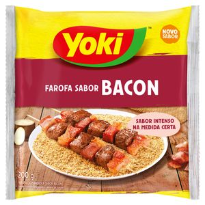 Farofa de Mandioca Yoki Bacon 200g