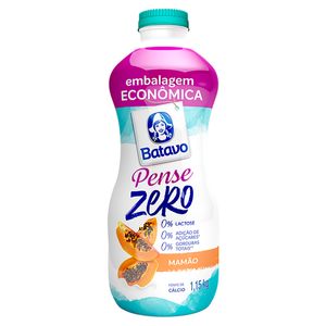 Iogurte Desnatado Batavo Pense Zero 0% Lactose Mamão 1,15Kg EmbalagemEconômica