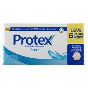 Sabonete em Barra Protex Antibacteriano Fresh 510g Leve 6 Pague -