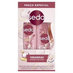 Shampoo 300ml + Condicionador 190ml Seda Ceramidas