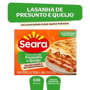 Lasanha Seara de Presunto e Queijo 600g