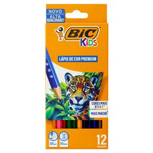 Lápis de Cor Bic Kids Premium 524157 c/ 12 Unid