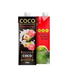 Água de Coco Coco Quadrado Original Caixa 1 Litro