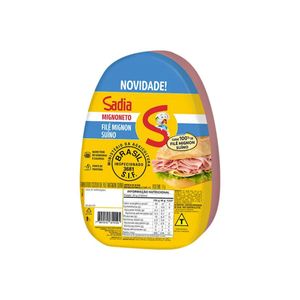 Embutido de Filé Mignon Suíno Sadia Mignoneto Cozido