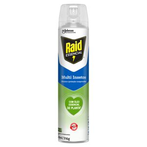 Inseticida Raid Aerossol Multi Insetos Essencial Frasco 420ml